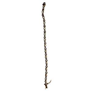 Roman Gold Tone Infinity Bracelet With Rhinestones Elegant Dressy Secure Lock